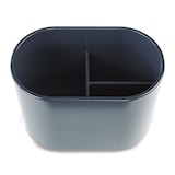 thumbnail of Umbra Zahnputzbecher Step, Zahnbürstenhalter, Make-Up Accessoires Organizer, 3 Fächer, Melamin, Denim Blau, 023836-1191