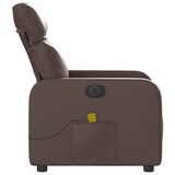 thumbnail of vidaXL Massagesessel Elektrisch Braun Kunstleder