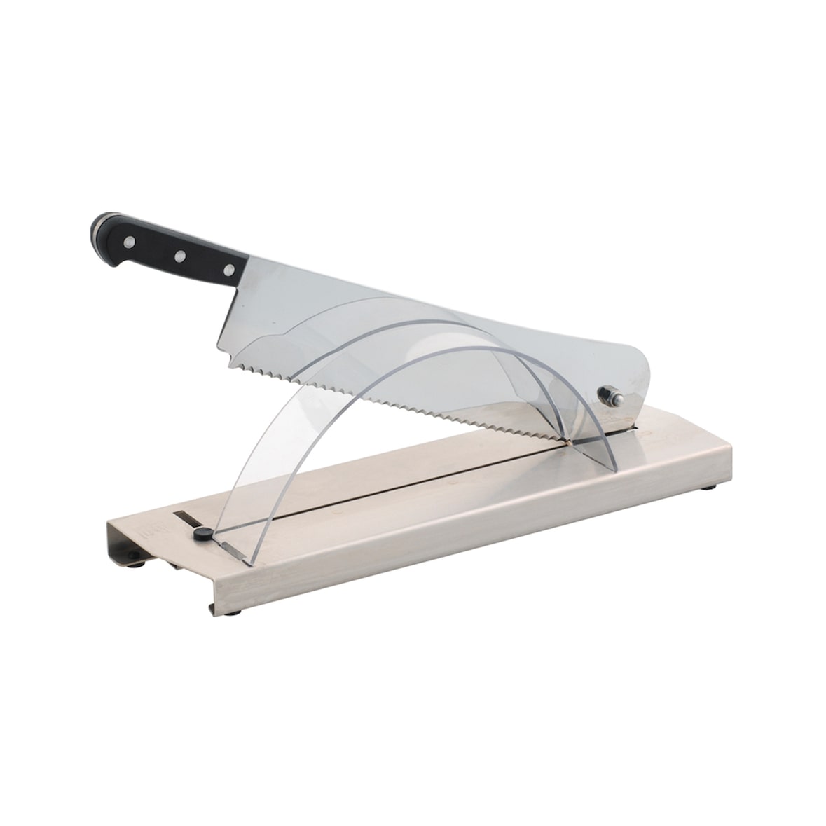 Louis Tellier - Cortador de pan con base inox - Hoja recta 35cm - 35CPX