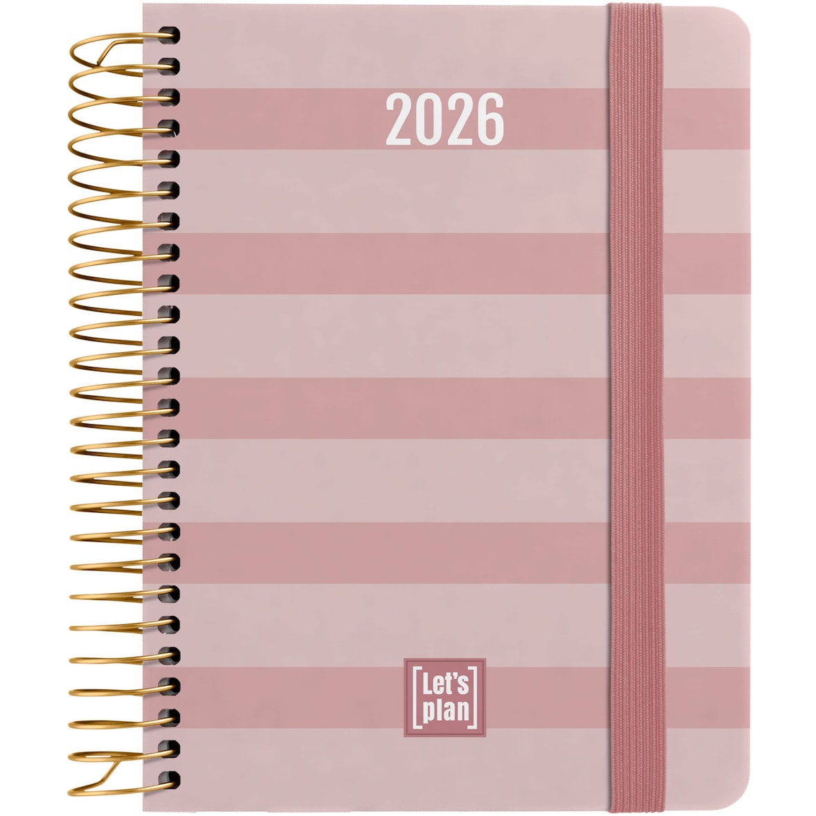 Agenda 2026 día página A6 Stripes