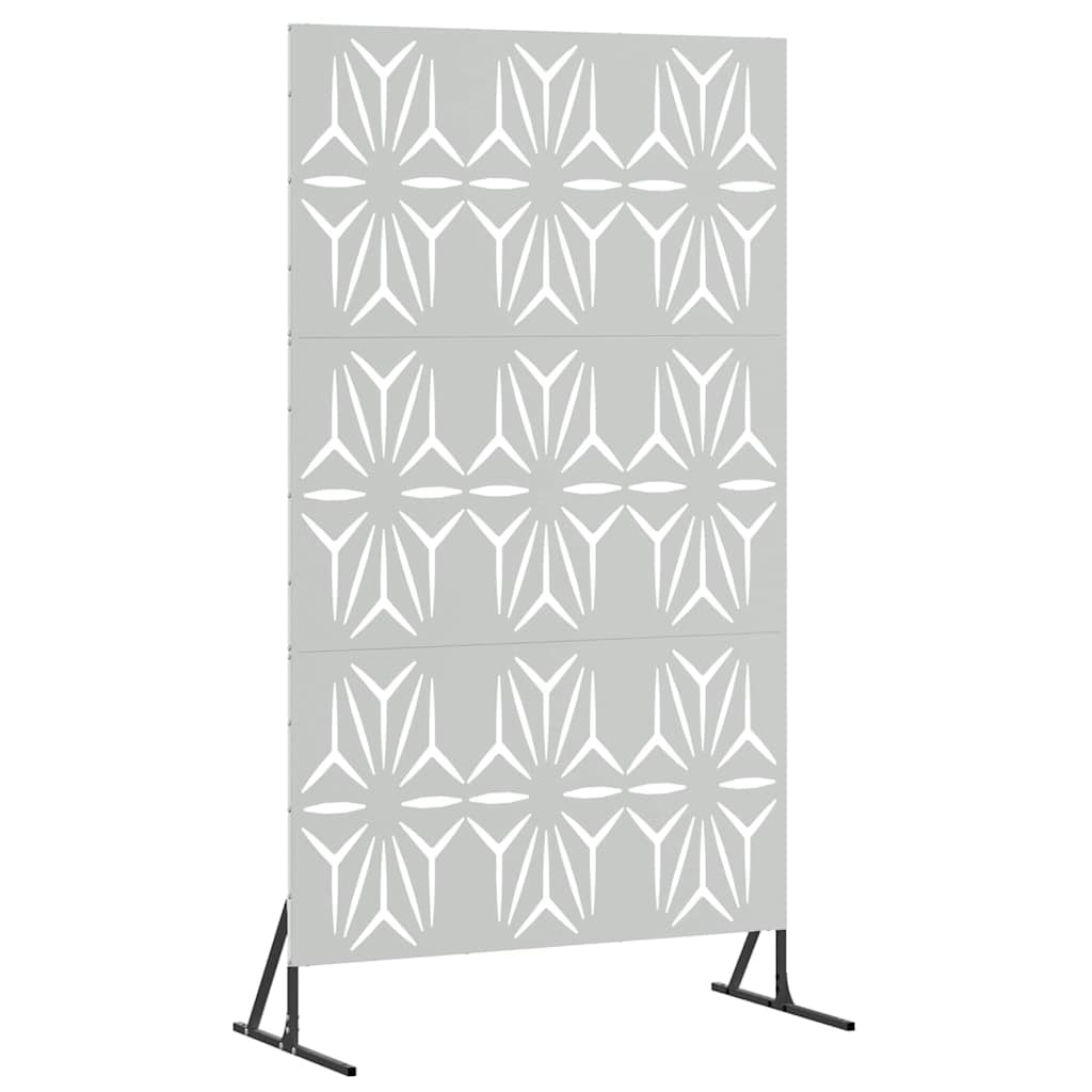 vidaXL Sichtschutz Grau 100 x 50 x 180 cm Stahl