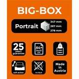 thumbnail of Exacompta 310003D 1x BIG-BOX ladenbox met 4 laden voor DIN A4+ documenten, Office, grijs-blauw