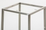 thumbnail of CHEFGASTRO 2er Set Barhocker ARIZONA 85 Edelstahl HxBxT 85x37x37cm Stoff Dunkelgrau Barstuhl