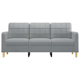 thumbnail of vidaXL 3-Sitzer-Sofa Hellgrau 180 cm Stoff