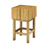 thumbnail of Ceppo legno tagliere macelleria 80x60 spessore 35 RS0602