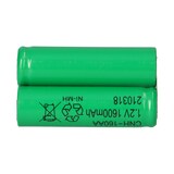 thumbnail of 3,6V 1600mAh Akkupack Mignon AA Industrie-Akkus NiMH mit Lötfahne Akku Pyramide