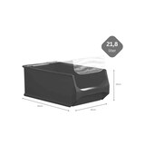 thumbnail of PROREGAL 10x Blaue Sichtlagerbox 5.1 mit Griffstange & Abdeckung | HxBxT 20x30x50cm | 21,8 Liter | Sichtlagerbehälter, Sichtlagerkasten