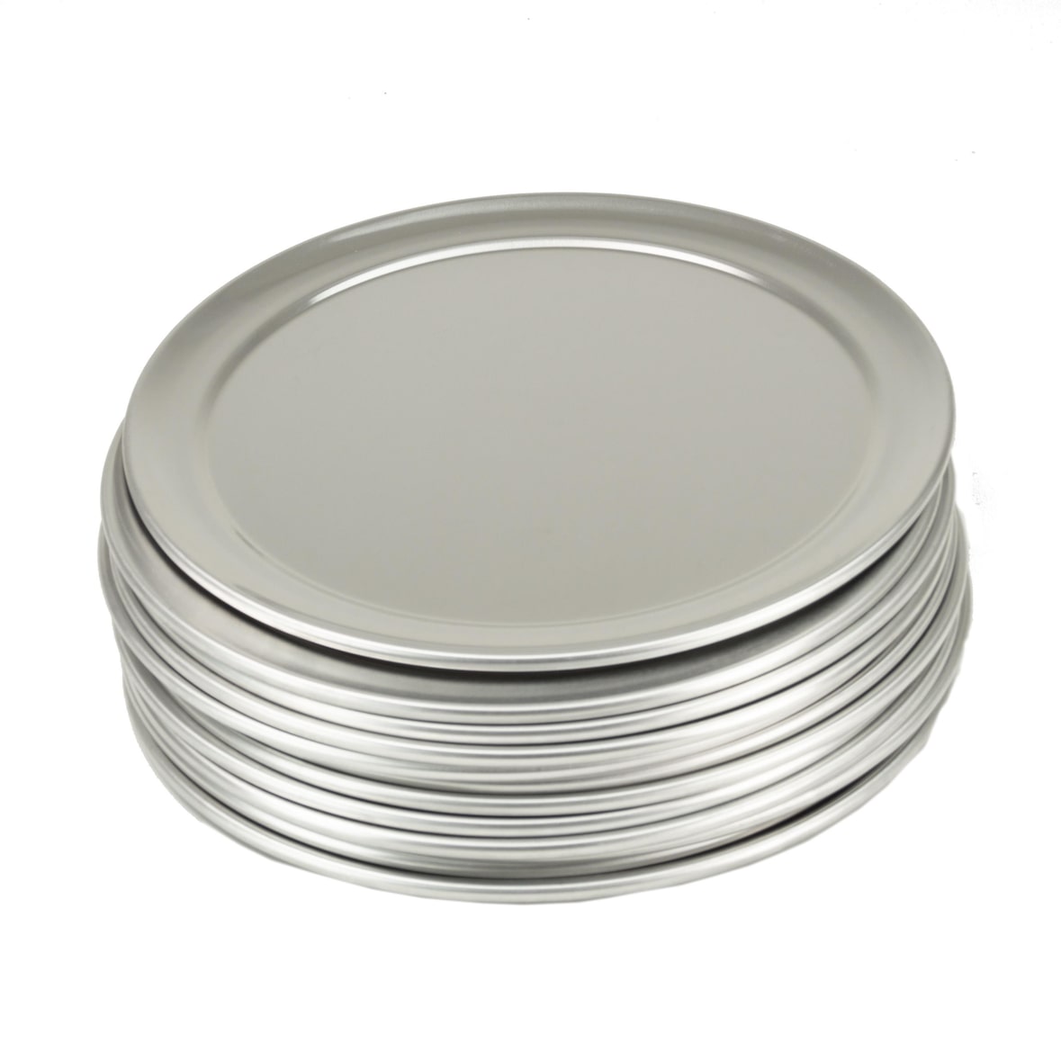 Pizzablech rund aus Aluminium 12 Stück Ø 228 mm