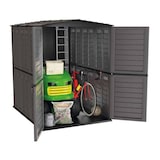 thumbnail of Abri de Jardin Extérieur 5500L Gris Anthracite - Polypropylène 151x208x200 - Cabanon de jardin Plancher intégré ARTPLAST