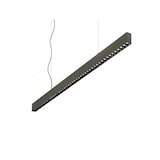thumbnail of ideal lux, office sp wide 3000K, lineare pendelleuchte aus schwarzem aluminium