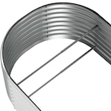 thumbnail of tectake Letto rialzato Flormma, 942l, zincato, 200x100x60cm 200 x 60 x 100 cm Argento