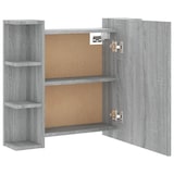 thumbnail of vidaXL Spiegelschrank mit LED Grau Sonoma 70x16,5x60 cm