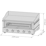 thumbnail of Roband Griddle Toaster 700