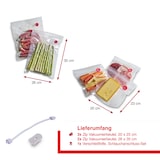 thumbnail of Solis Zip Vakuumierbeutel Starter Set 5 Beutel, BPA-frei, Schlauchanschluss-Set
