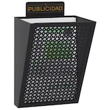 thumbnail of ARREGUI E2301 Cestino pubblicitario in acciaio, 7,5 L, corpo e griglia neri, colore nero