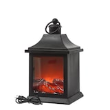 thumbnail of LED Laterne Kamin mit Feuereffekt Flammenoptik H: 31cm Batterie/USB