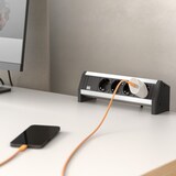 thumbnail of Bachmann DESK 1 Tischsteckdose 4-fach, Aluminium eloxiert