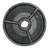thumbnail of Ketten- / Warnständer Komplett-Set mit 2 Kettenständern, 2 m Kette, Rohr Ø 70 mm, Höhe 1000 mm, Standfuß aus Vollgummi