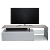 thumbnail of TV-Rack HWC-L35, Lowboard Fernsehtisch Sideboard TV-Schrank Kommode, Holz 47x170x40cm Staufach, Beton-Optik weiß