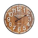 thumbnail of Wanduhr Vintage aus dunklem Holz Ø60 cm O91