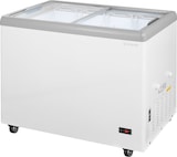 thumbnail of GastroHero Eiscreme Gefriertruhe 284 Liter Tiefkühltruhe LED Beleuchtung Schiebeglasdeckel Rollen Eis Truhe Gefrierschrank Gewerbe Verkauf