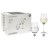 thumbnail of Ritzenhoff Lichtweiss Aurelie Weißwein- & Wassergläser 12er Set
