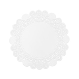 thumbnail of MONOUSO - Naperon Papel Rendado Branco Circular Ø12cm (250 Uds)