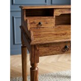 thumbnail of Landhaustisch aus Sheesham-Holz, Vintage-Look, mit 3 Schubladen, praktisch und stilvoll. 115x60x100 cm | Kadima Design