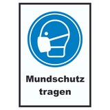thumbnail of Mundschutz tragen Schild A2 (420x594mm)