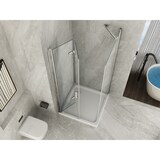 thumbnail of Box Doccia 8mm H195 Lato Fisso Più Anta a Libro Apertura Totale - Cancer - 80x90