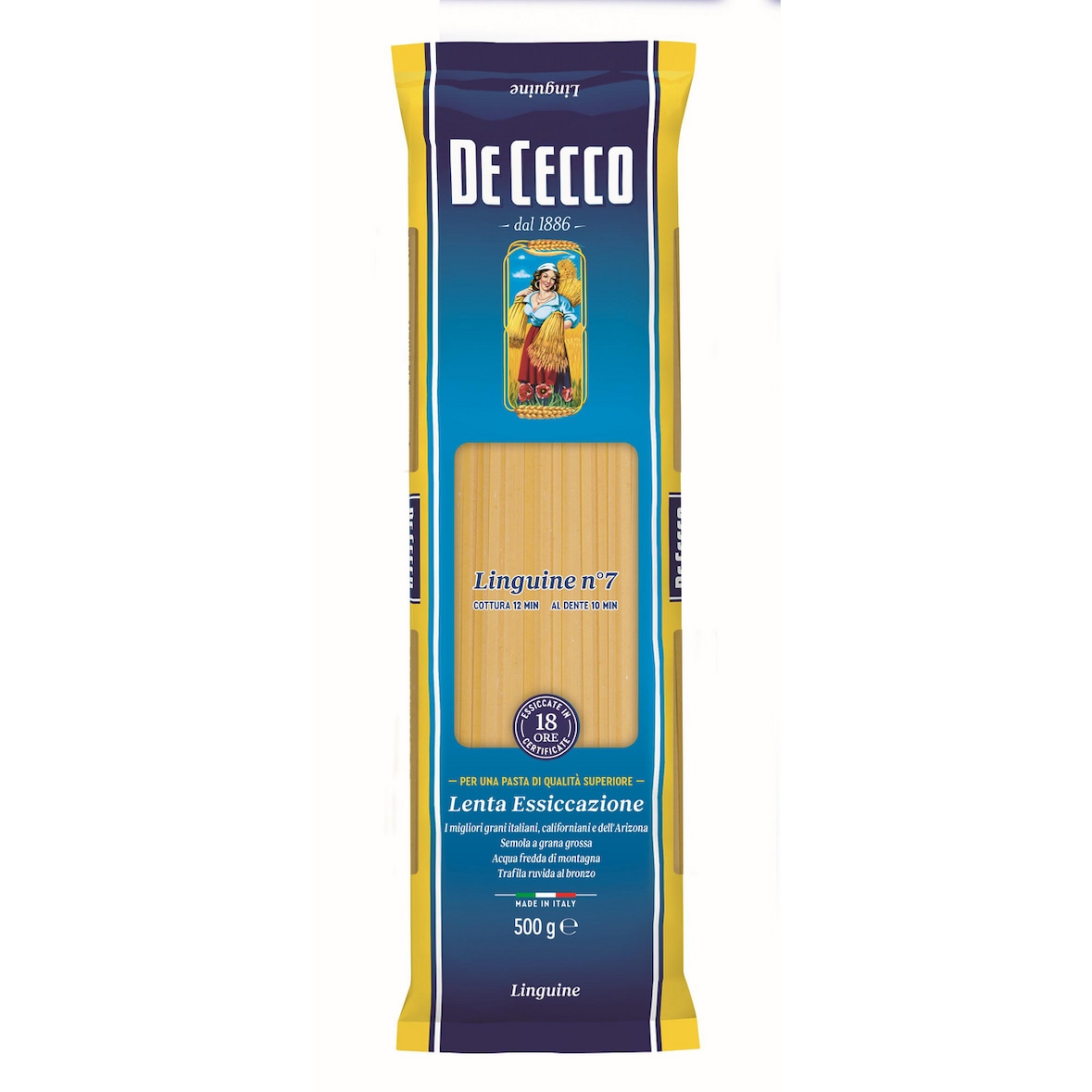 Linguine n°7 De Cecco Sachet 500g De Cecco