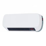 thumbnail of Termoventilatore Da Parete In Ceramica 2000 W Con Display LED Telecomando Timer 12h 3 Modalità Termostato Da 10 a 49°C IP22 45x12x19 Cm Bianco
