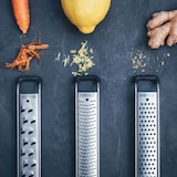 thumbnail of Boska Handreibe Coarse Monaco+, Küchenreibe, Käsereibe, Reibe, Edelstahl, Silber, 32 cm, 307110