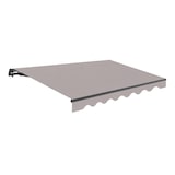 thumbnail of Wasabi - Toldo Exterior Enrollable 3x2,5 Gris Poliéster – Estructura Aluminio Antracita Inclinación Regulable