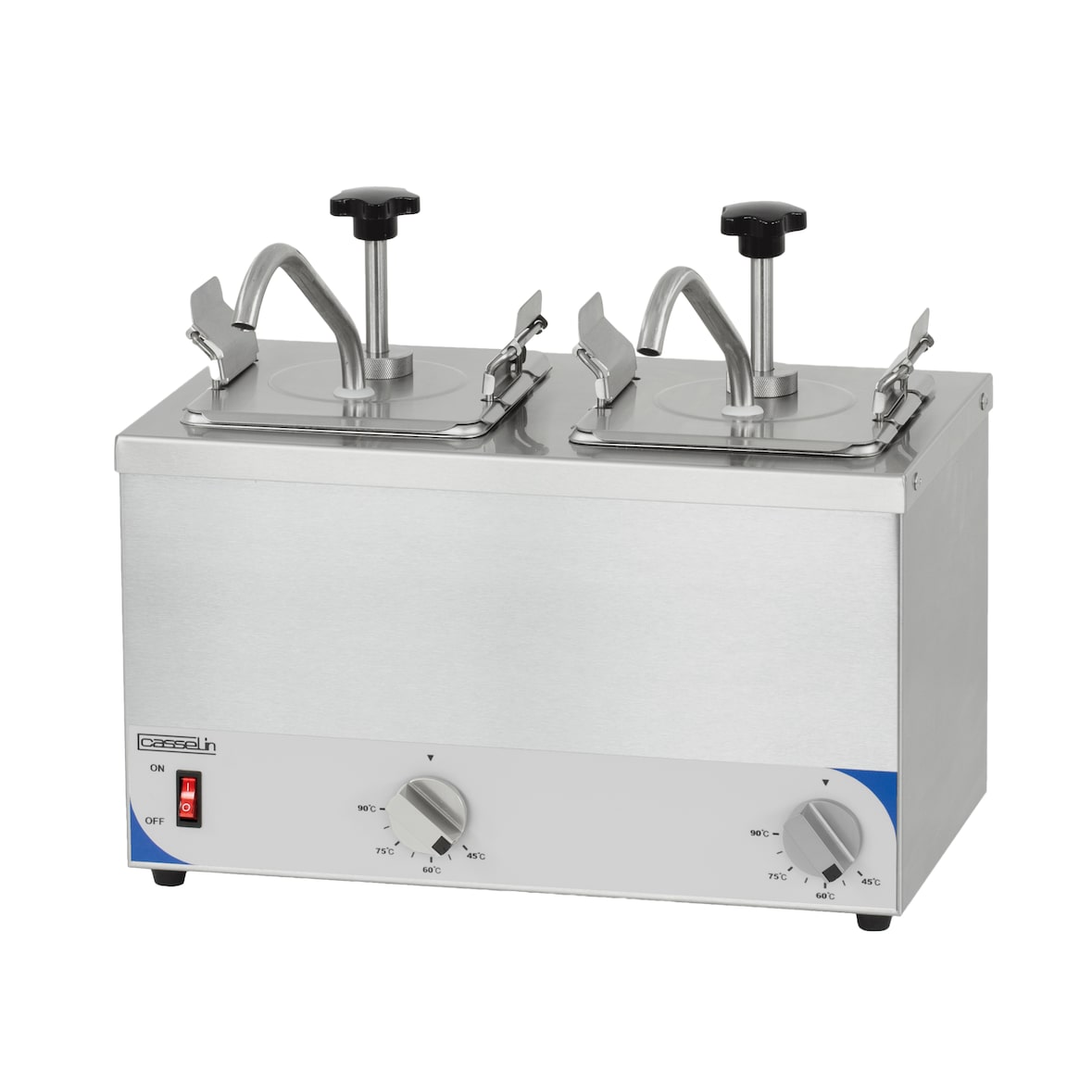 Verwarmde pomp dispenser dubbel CPSC2 Casselin