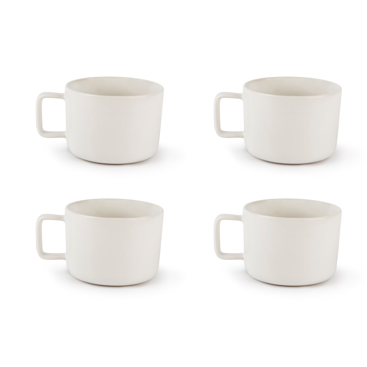 Excelsa set 4 tazze jumbo Nordic porcellana 40 cl bianco