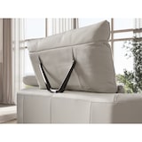 thumbnail of Angel Cerdá Sofá chaise longue derecha piel gris claro 6244C 310 x 235 x 102