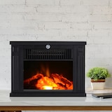 thumbnail of HOMCOM Camino Elettrico da Terra con Effetto Fiamma 600W/1200W