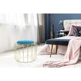 thumbnail of Kayoom Beistelltisch / Pouf Comfortable 110 Türkis / Gold