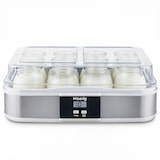 thumbnail of H.Koenig ELY120 yoghurtmaker, roestvrij staal, 12 glazen, 1,8 L