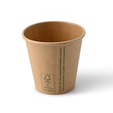 thumbnail of greenbox - Kartonnen beker 150 ml / 6 oz, Ø 80 mm, ongebleekt, 1000 St.