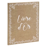 thumbnail of Livre d'Or Kraft 22x27 cm, 100 pages, coloris kraft, tranche or