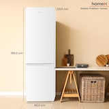 thumbnail of homeX Kühlschrank mit Gefrierfach, Kühl-Gefrierkombination freistehend, groß - 315 L, Super-Frost-Funktion, CFS3151C-W
