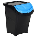 thumbnail of Poubelles Empilables Avec Couvercles 3 Pcs Noir Pp 120 L