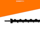 thumbnail of EBERTH stalen grondboor tuinboor, diameter 40 mm, lengte 800 mm, 20 mm opname, zwart gelakte tuinboor, boor met 45° snijkant