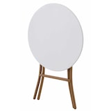 thumbnail of METRO PROFESSIONAL Conjunto de bistrô de 3 peças Agujo, aço/ vime PE, 2 cadeiras, 1 mesa, bege/ branco