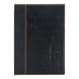 thumbnail of Securit® Portabottiglie vino in stile pelle trendy - Doppio inserto incluso(4xA4)