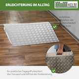 thumbnail of TRUTZHOLM Türschwellenrampe Bordsteinrampe 63 cm Länge 250 kg Traglast Aluminium Rollstuhlrampe mit Tragegriff