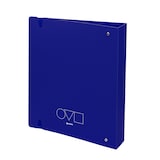 thumbnail of Carpeta de anillas 4 anillas mixtas 40 mm A4 Unequal Minimal azul