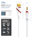thumbnail of CSL 8k HDMI Kabel 2.1, 4K Ultra HD, UHD, Full HD, 3D, ARC, High Speed mit Ethernet, HDMI Typ A - 15m